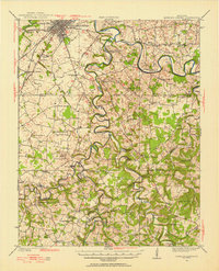 Historical Map of Alvaton, KY